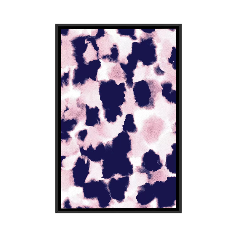 «Animalia», reproduction sur toile, H 26 po x l 18 po x P 1,5 po, Toile avec cadre noir, Pas de tapis