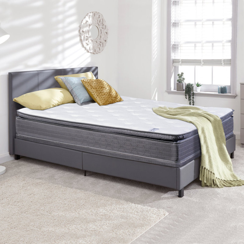 Matelas ferme avec sommier tapissier 13 "Polo, Lit simple, Profil standard