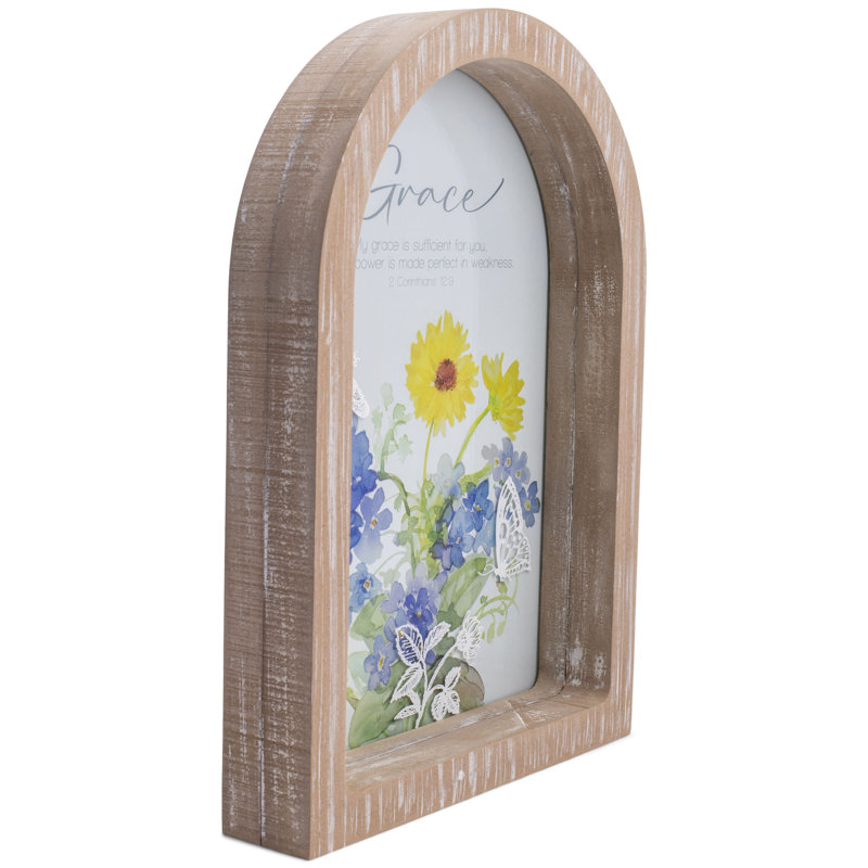 Framed Arch My Grace Is Sufficient 9x13