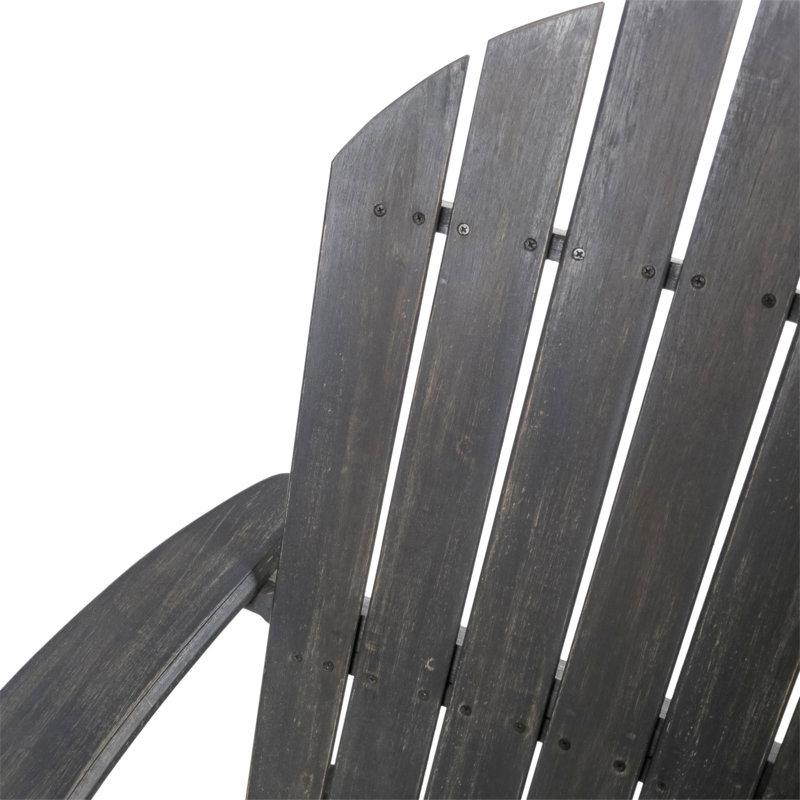 Causeuse Malibu Adirondack, Gris foncé