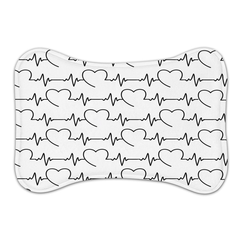 Tapis d'alimentation en os 1 pièce Spooky Rhythm, XL (18 po)