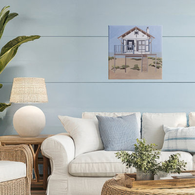 Silent Shores Beach House Canvas, design by Melissa Wang