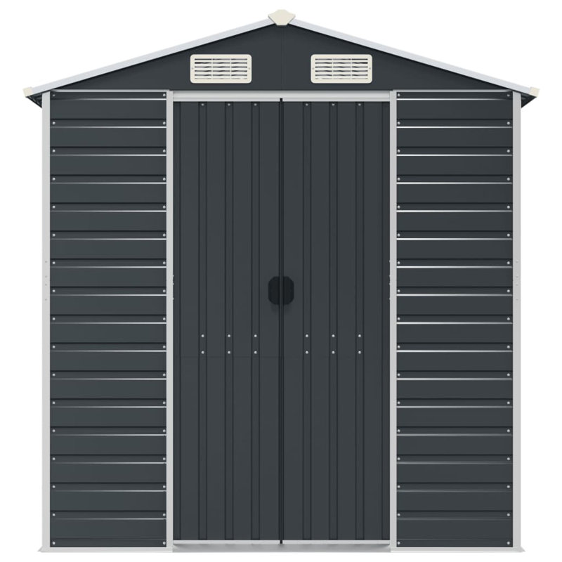 Storage Shed, Anthracite, 78" H x 75.2" W x 151.6" D