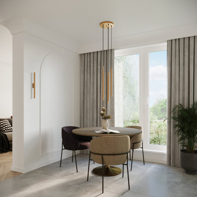 Steel Flush Mounted Sconce