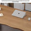 Bureau rectangulaire en bois massif-1553039129