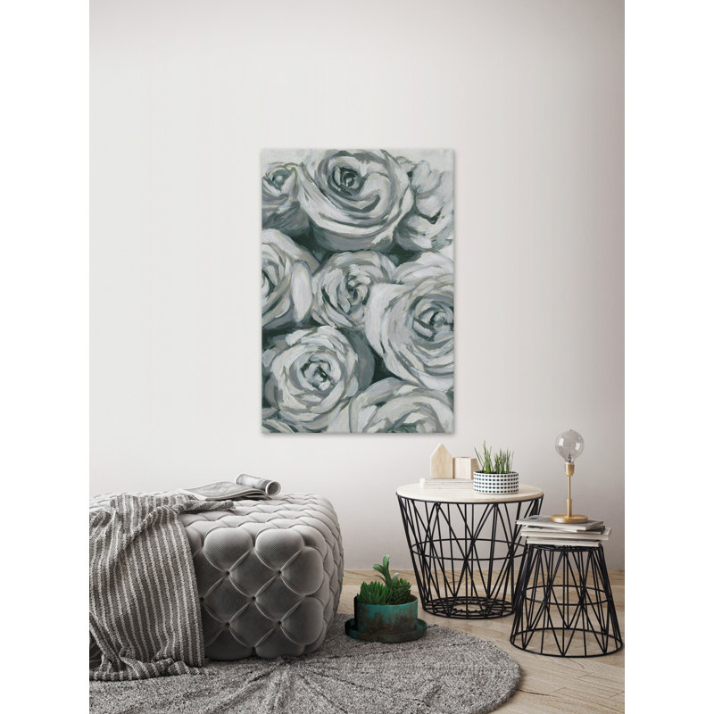 Wrapped Canvas Painting, 30cm H x 20cm W, Light Green