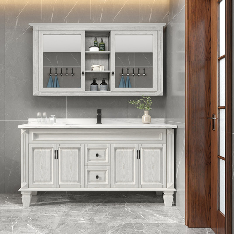 Meuble-lavabo de style rétro American Village, H 33,5 po x l 59 po x P 22 po