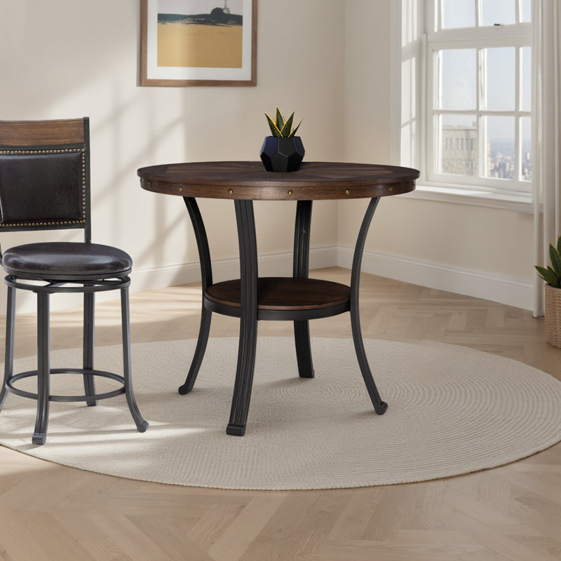 Table ronde Luker, Brun