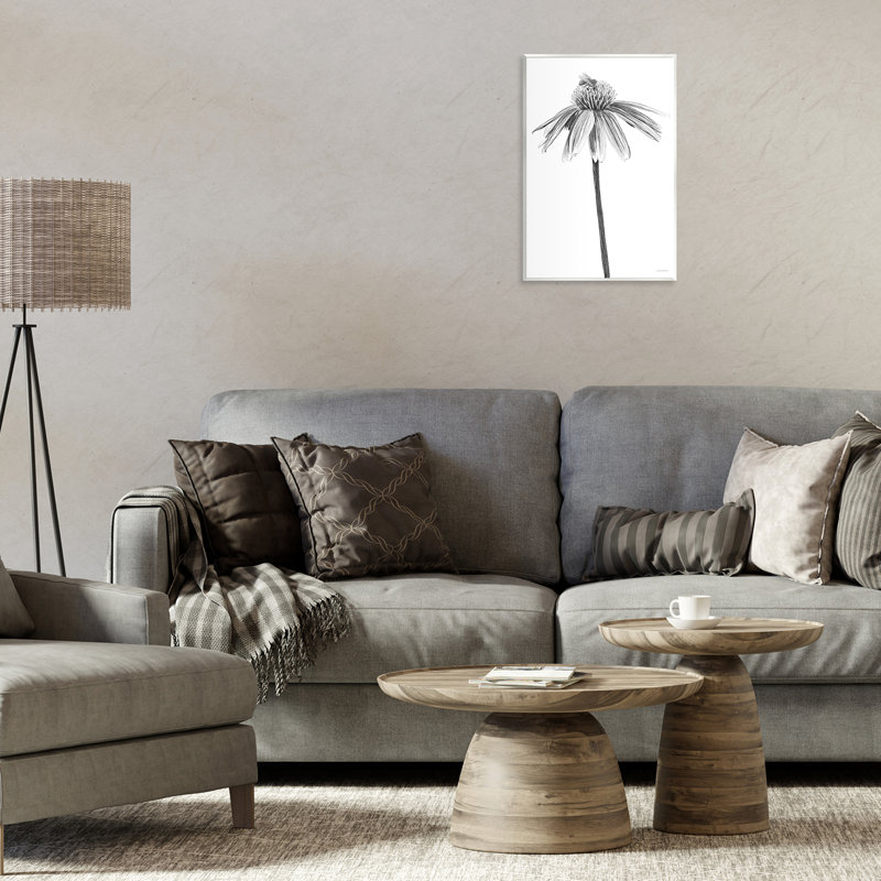 "Simple Daisy Sprig", art mural par Kamdon Kreations, H 15 po x l 10 po