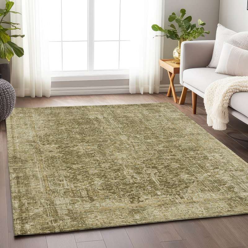Tapis intérieur / extérieur brun Scarlune, 3 pi x 5 pi