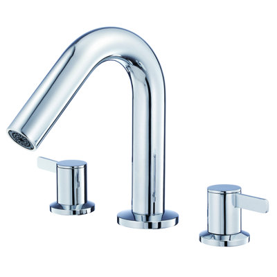 Gerber Amalfi Double Handle Deck Mounted Roman Tub Faucet In Chrome