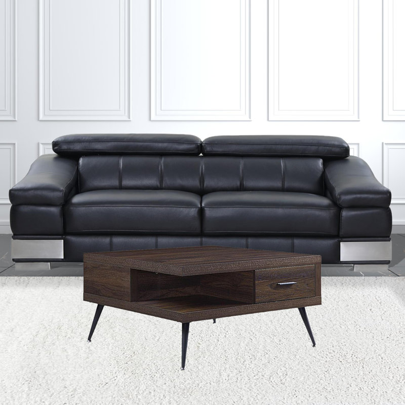 Table basse à 4 pieds avec rangement