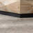 Retro Style Wood Center Table with Three-Dimensional Embossed Pattern
