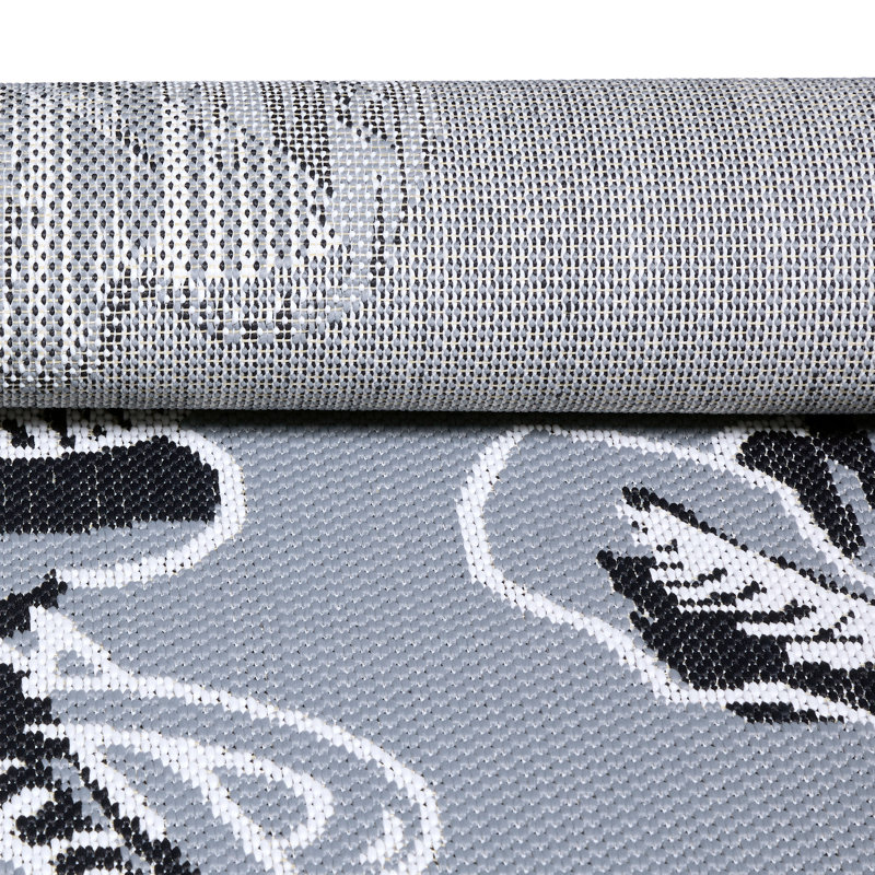 Vera Bradley Washable Floral Indoor / Outdoor Rug, Rectangle 8' x 10'