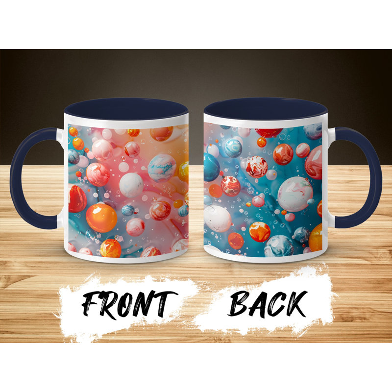 Ceramic Coffee Mug, Navy