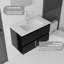 Meuble-lavabo flottant 30 po avec lavabo et tiroir à fermeture en douceur pour petites salles de bain-133397016-133397017