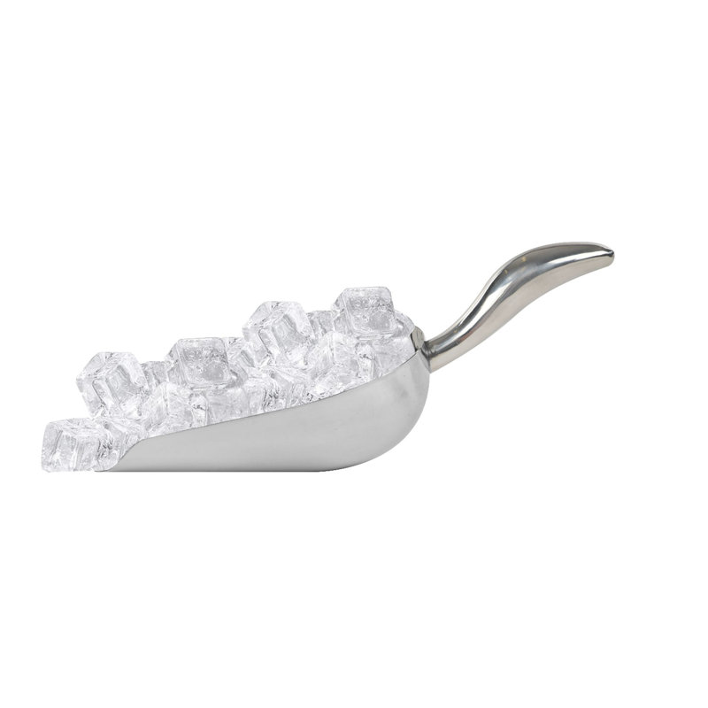 12-Inch Stainless Steel Utility Ice Scoop for Bar and Kitchen