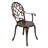 2 - Person Metal Patio Dining Set with Round Table , Cushions Included