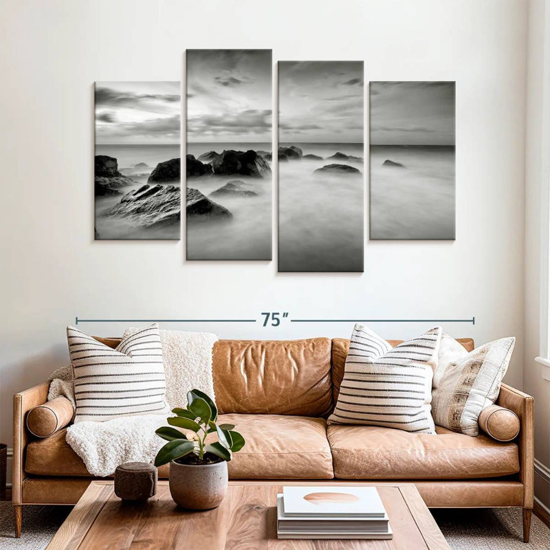 Alvord Gray Sky, 42" H x 68" W