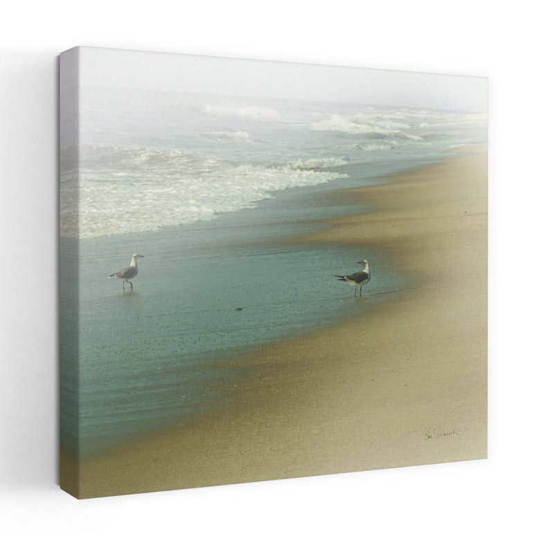 Oiseaux de mer, mouette, art côtier, H 18 po x l 18 po