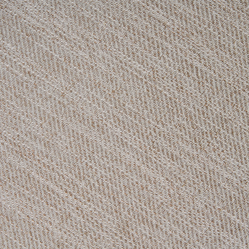 Structure en bois avec chaises rembourrées avec accoudoirs (ensemble de 2), noyer et beige, Beige / noyer