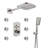 Herathena 4-Function Wall Mounted Luxury Shower System with 6 Body Jets-81076491