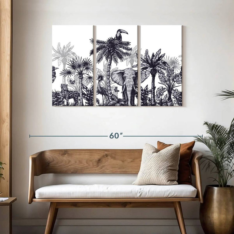 Brampt Jungle Euphoria, 28" H x 45" W
