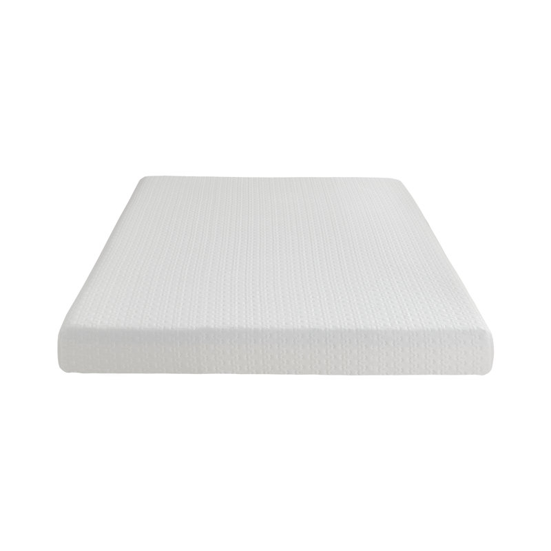 Matelas en mousse viscoélastique imprégnée de gel 6 po avec housse Tencel respirante moderne et contemporaine Koschig
