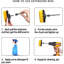 12 Piece Free-Standing Toilet Brush Set