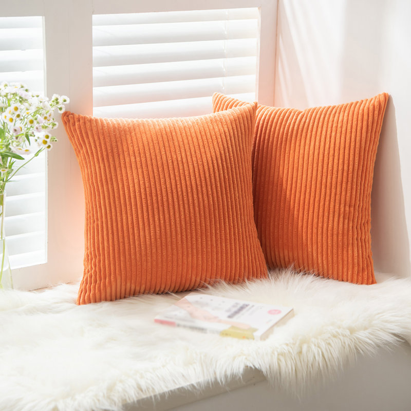 Alhakim Square Scatter Cushion Cover, Orange