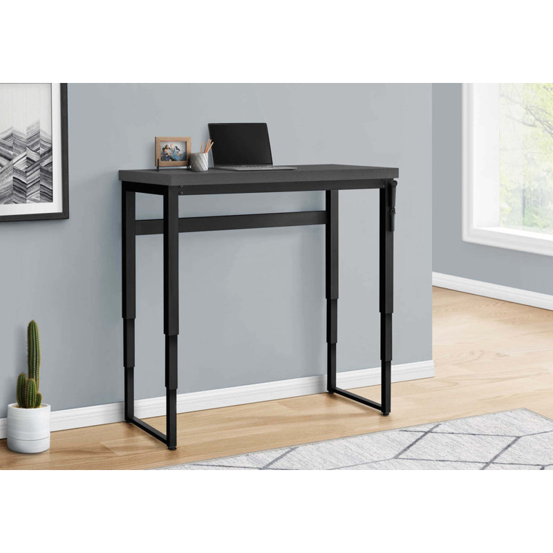 Bureau d'ordinateur, Gris/noir