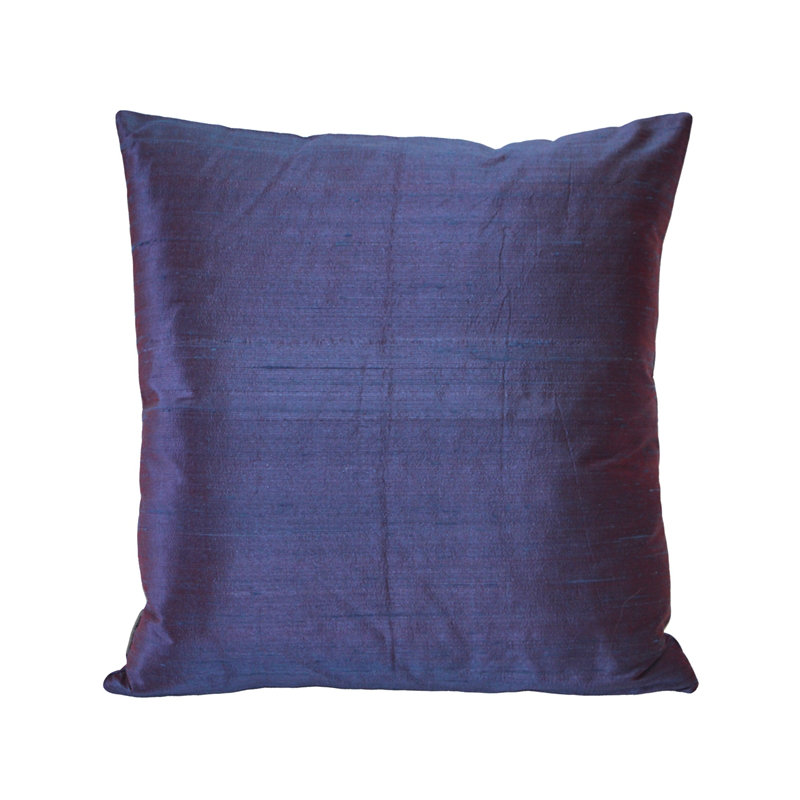 Housse et coussin à recouvrir carré Sankara, H 16 po x l 16 po x P 5 po, Violet