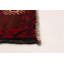 Tapis rouge foncé Nada 3 pi 5 po x 6 pi 6 po