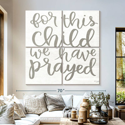 For this Child We Have Prayed