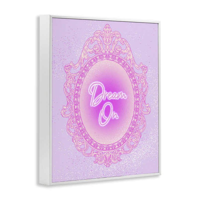 Dream On Ornate, 14 X 11, Encadrement giclée blanc côtier