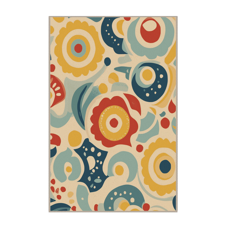 Jazzy Spark Rug, Rectangle 3' x 5'
