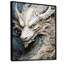 «Epic Blue and Grey Dragon Odyssey I», reproduction encadrée-1474359027-1474358923