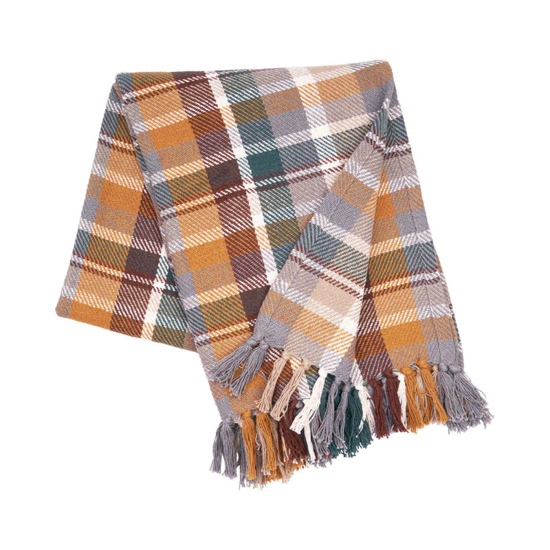 Aspen Plaid Throw Blanket