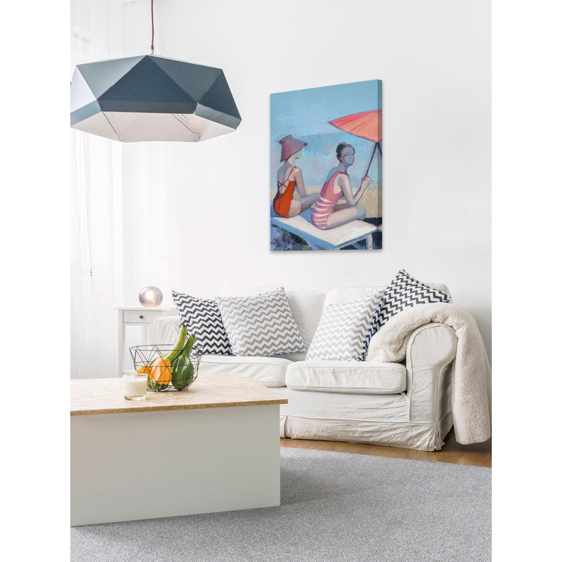 Beach Elegance - reproduction sur toile, H 24 po x l 16 po x P 1,5 po