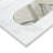 Calabria Frost Geometric 12 in. x 12 in. Polished Marble Mosaic Floor and Wall Tile