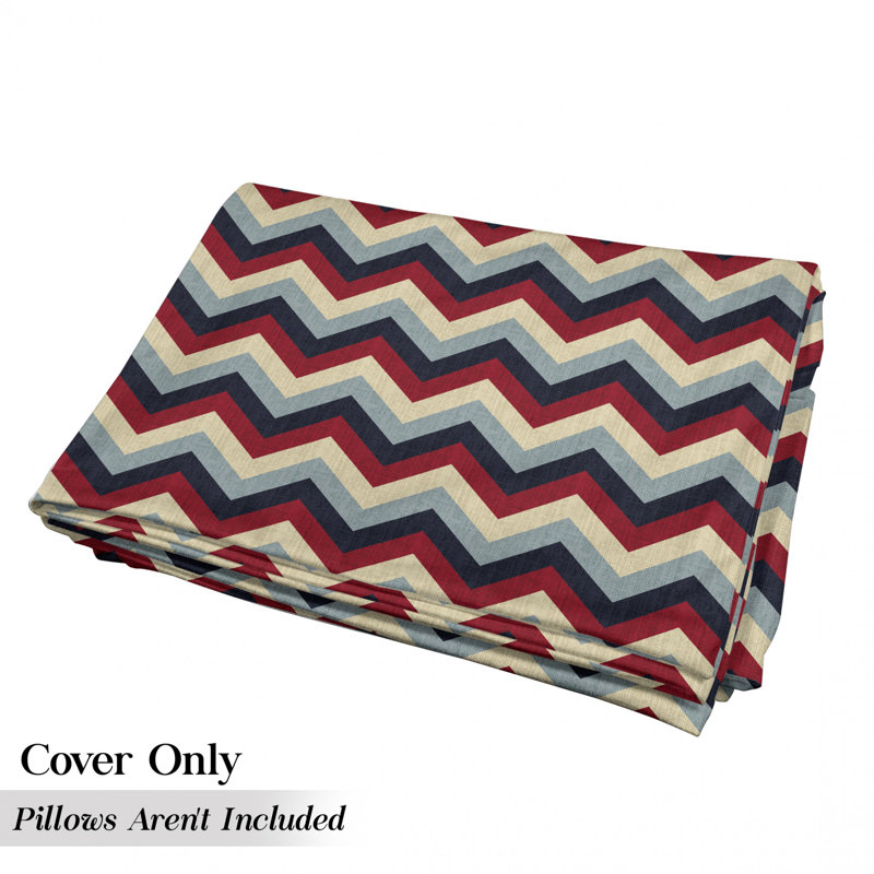 Housse de coussin d'extérieur Triangle, H 2 po x l 36 po x P 88 po