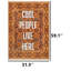Tapis médaillon marocain orange brûlé