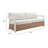 Sofa White & Brown