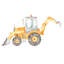 Children's bed Luk with drawer - Excavator-896026226