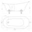 Tubs And Whirlpools 60" x 28" Soaking Fibreglass Bathtub-50095821