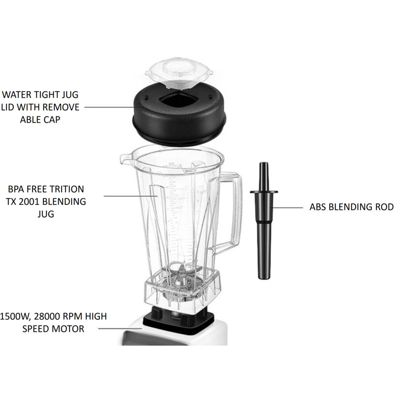 Homevision Technology Ecohouzng Countertop Blender