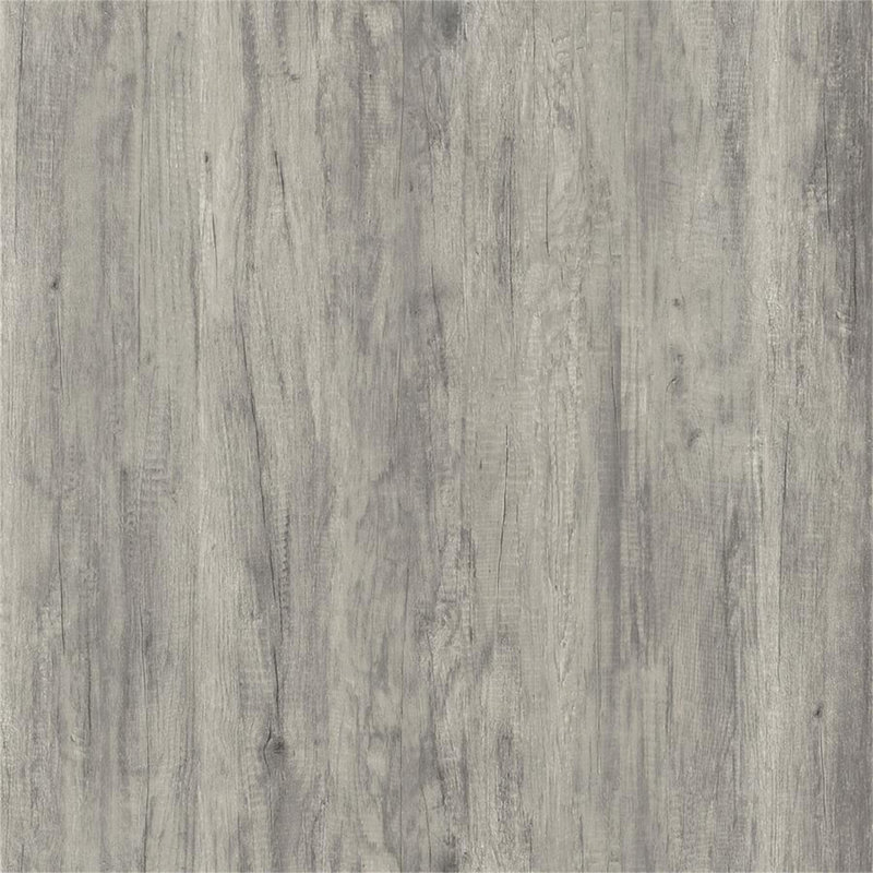 Bibliothèque géométrique à 10 tablettes au fini bois flottant gris, Gris clair