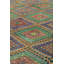 Tapis unique mauve / orange / vert 5 pi 5 po x 10 pi 7 po Jijim
