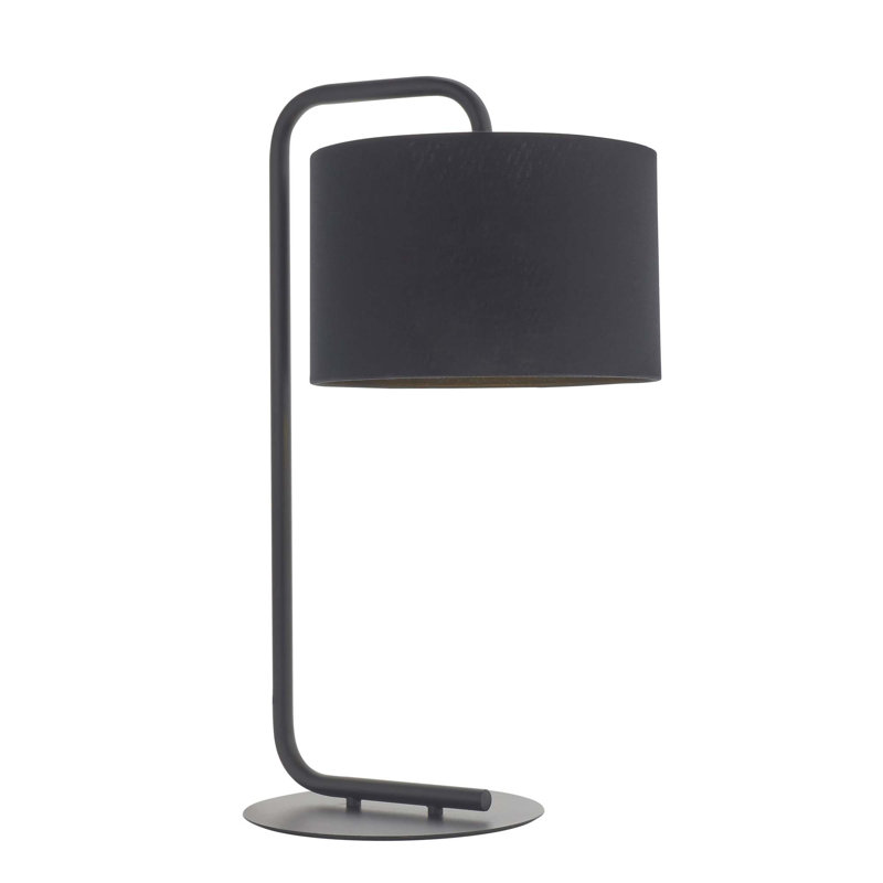 Tolzmann Metal Table Lamp, Black, Black
