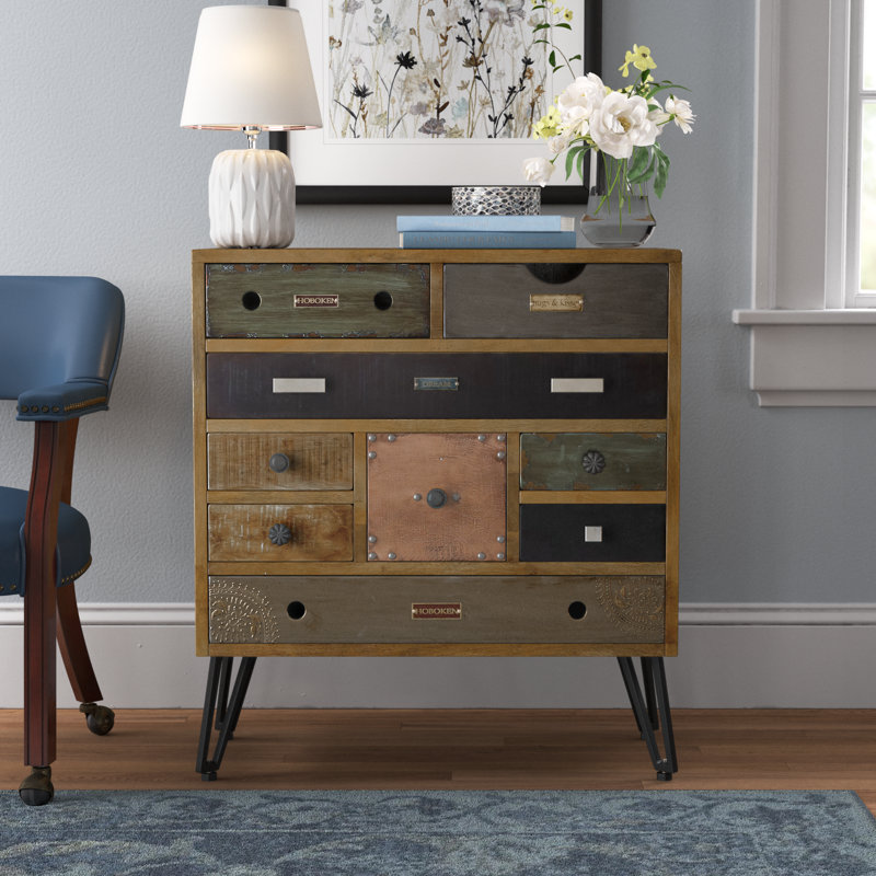 Amyna Solid Wood Accent Chest